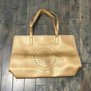 Neiman Marcus Gold Tote Purse